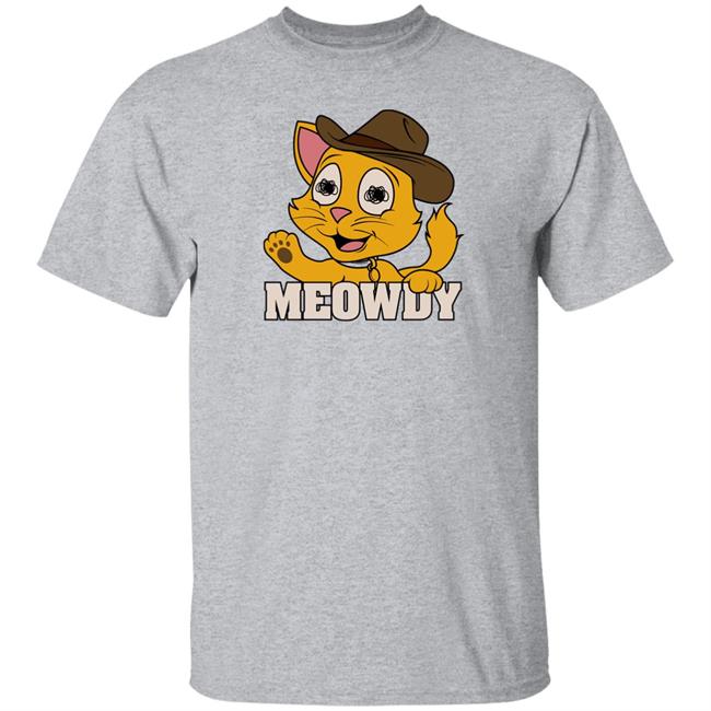 Meowdy T Shirt Leigh Mcnasty Merch Leigh Mcnasty Merch Meowdy T Shirt