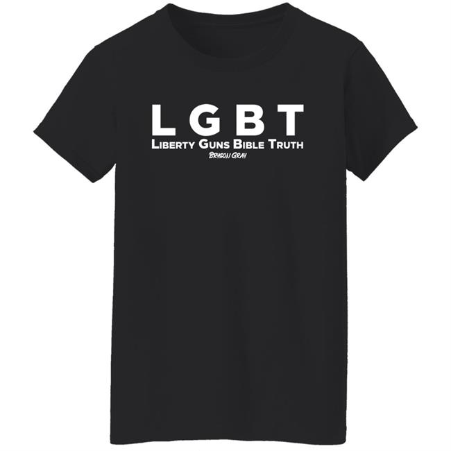 Pride Month 3Sidedstory Real Bryson Gray LGBT Liberty Guns Bible Truth Bryson Gray Shirt