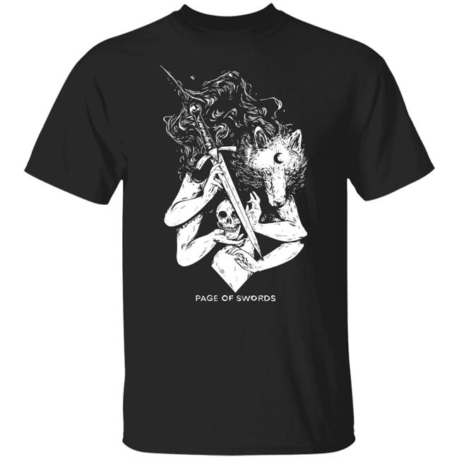 Wolf Skull Jack Store Fenrir Furry Page Of Swords Shirt