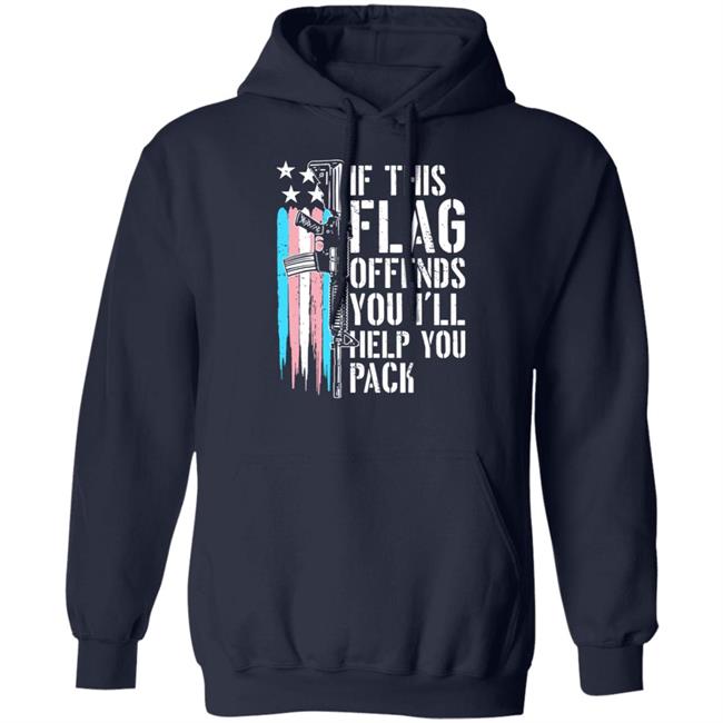 Obama Era Conservative Memes Is This Flag Offends You I'll Help You Pack Shirt