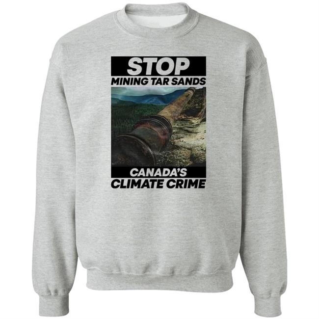 Stop Mining Tar Sands Canada Climate Crime Shirt Sebastian Vettel