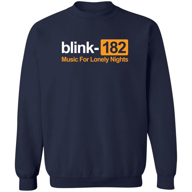 Blink182 Merch Sam 41 Shyghosttt Blink 182 Music For Lonely Nights Shirt