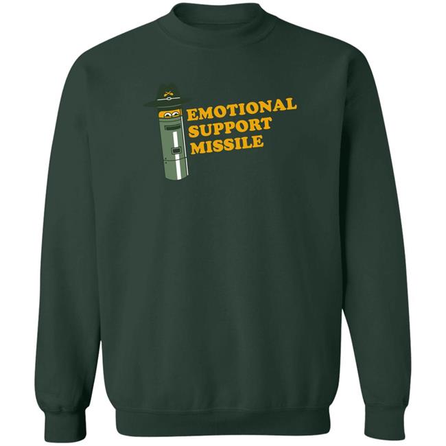 Everpress Merch Sofilein Emotional Support Missile Shirt Everpress Merch Sofilein Emotional Support Missile Shirt