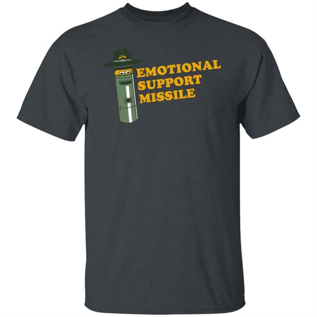 Everpress Merch Sofilein Emotional Support Missile Shirt Everpress Merch Sofilein Emotional Support Missile Shirt