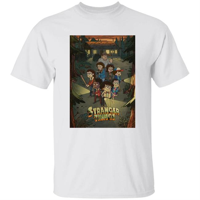 Maik Check Stranger Things Brasil Stranger Things X Gravity Falls Shirt