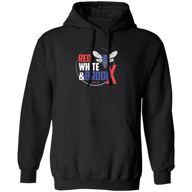 Cincyshirts Red White And Brood X T Shirt Cincyshirts Red White And Brood X T Shirt