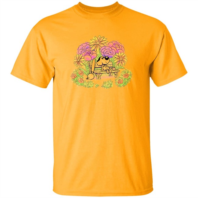 The Yetee Mart Shop Oatmeal Dog On The Bench Shirt The Yetee Mart Shop Oatmeal Dog On The Bench Shirt