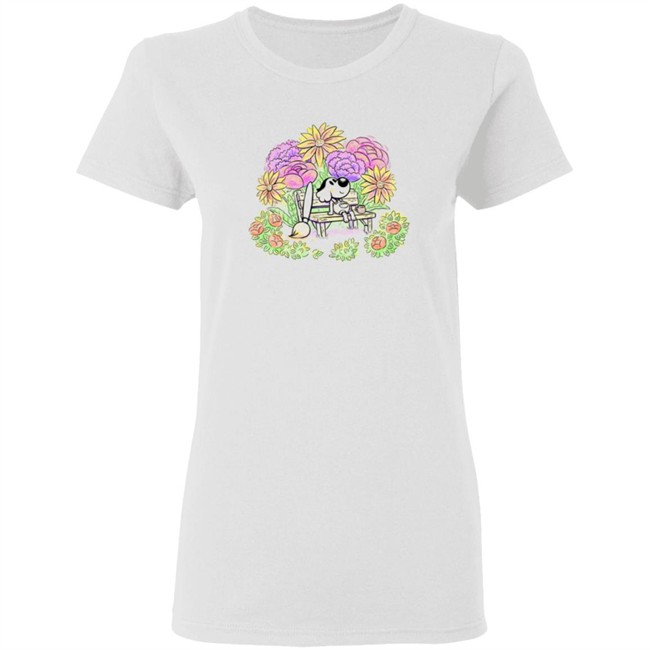 The Yetee Mart Shop Oatmeal Dog On The Bench Shirt The Yetee Mart Shop Oatmeal Dog On The Bench Shirt