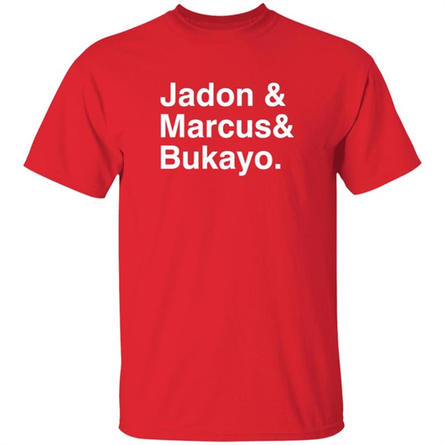 Jason Sudeikis Shirts Jadon & Marcus & Bukayo T Shirt Jason Sudeikis Shirts Jadon & Marcus & Bukayo T Shirt