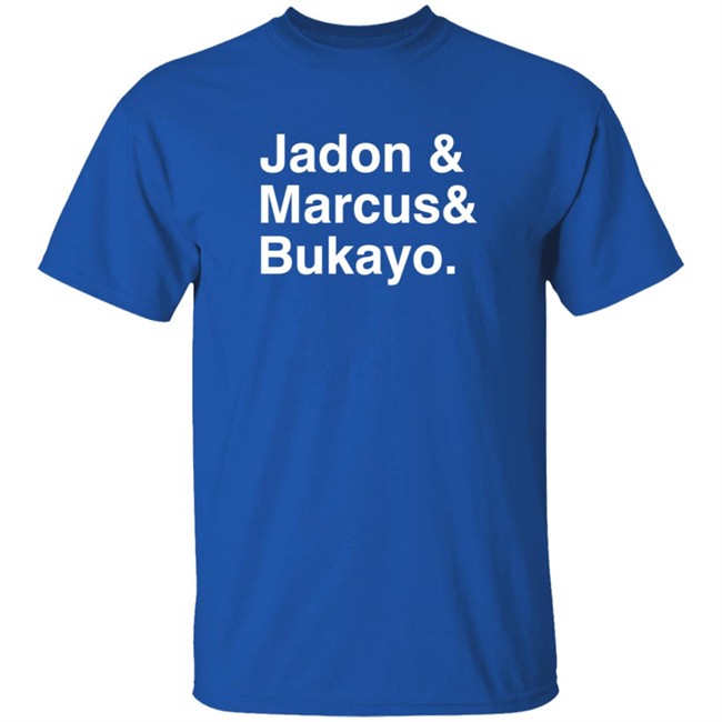 Jason Sudeikis Shirts Jadon & Marcus & Bukayo T Shirt Jason Sudeikis Shirts Jadon & Marcus & Bukayo T Shirt
