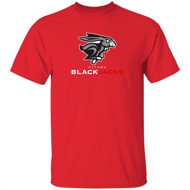 Ottawa Sports Fans Shirts Ottawa Blackjacks T Shirt Ottawa Sports Fans Shirts Ottawa Blackjacks T Shirt