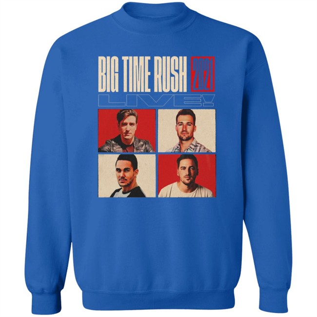Big Time Rush Merch Big Time Rush 2021 Live Shirt Big Time Rush Merch Big Time Rush 2021 Live Shirt
