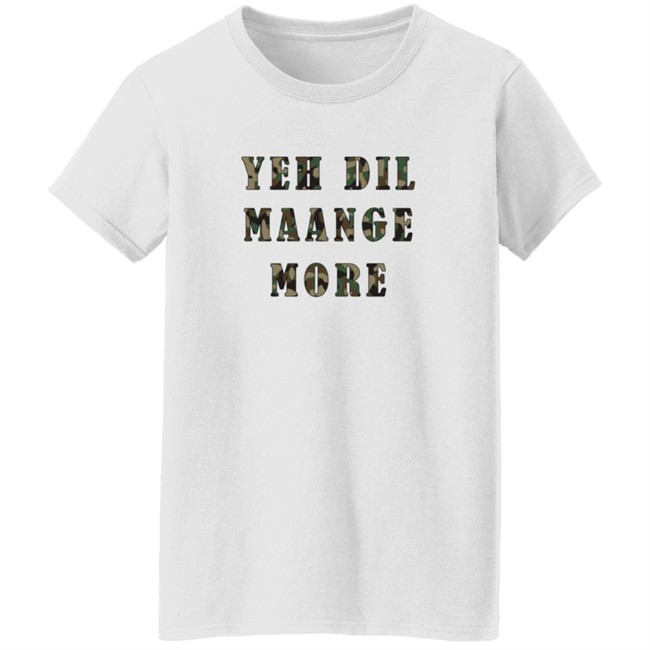 Kiara Advani Shirts Yeh Dil Maange More T Shirt Kiara Advani Shirts Yeh Dil Maange More T Shirt