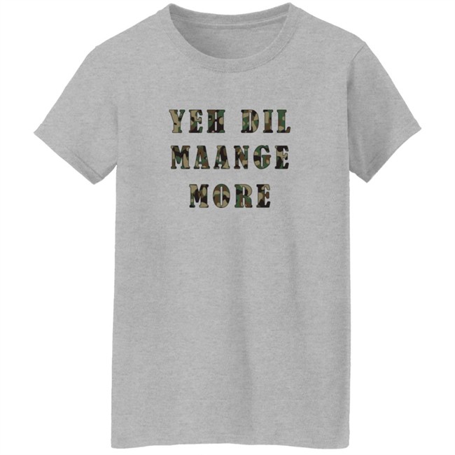 Kiara Advani Shirts Yeh Dil Maange More T Shirt Kiara Advani Shirts Yeh Dil Maange More T Shirt