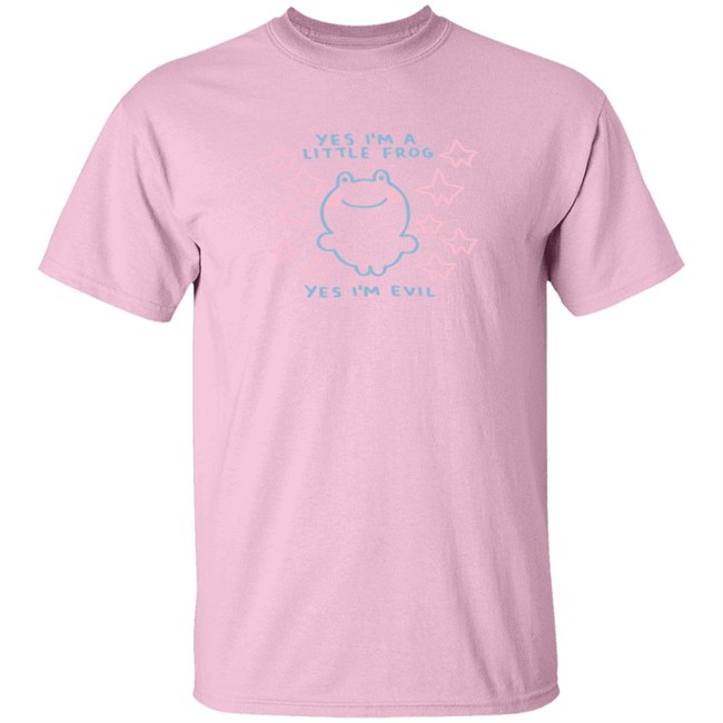 Yes I'm A Little Frog, Yes I'm Evil Shirt Yes I'm A Little Frog, Yes I'm Evil Shirt
