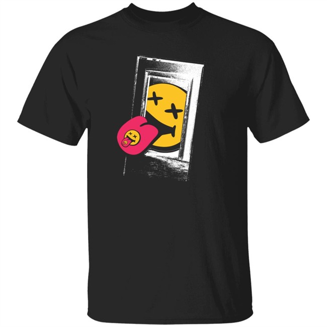 Louis Tomlinson Merch Store Black Summer Smiley Door Shirt