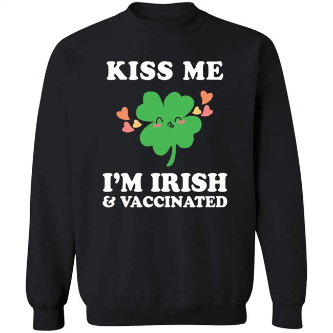 Nicola Coughlan T Shirt Kiss Me I'm Ireland and Vaccinated Shirt Nicola Coughlan T Shirt Kiss Me I'm Ireland and Vaccinated Shirt