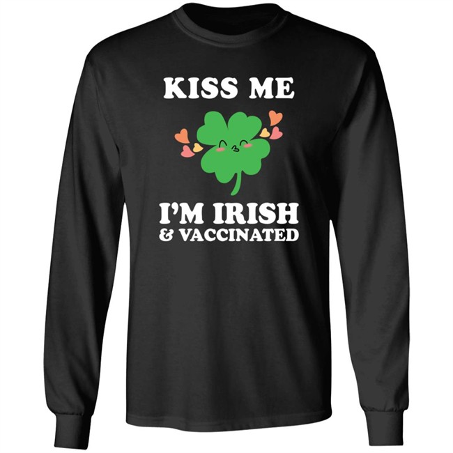 Nicola Coughlan T Shirt Kiss Me I'm Ireland and Vaccinated Shirt Nicola Coughlan T Shirt Kiss Me I'm Ireland and Vaccinated Shirt