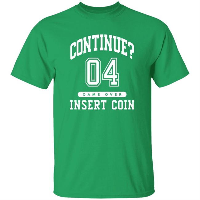 Gamestop No More Heroes 3 Shirt Continue 04 Game Over Insert Coin Shirts Gamestop No More Heroes 3 Shirt Continue 04 Game Over Insert Coin Shirts