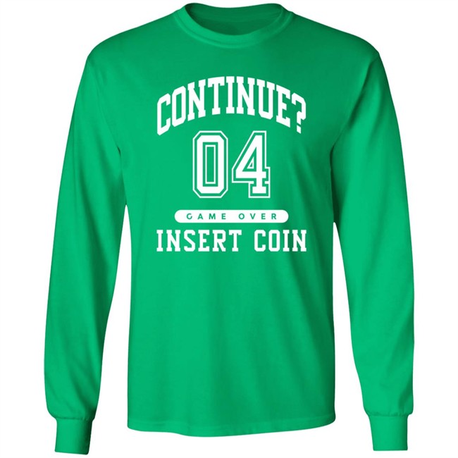 Gamestop No More Heroes 3 Shirt Continue 04 Game Over Insert Coin Shirts Gamestop No More Heroes 3 Shirt Continue 04 Game Over Insert Coin Shirts