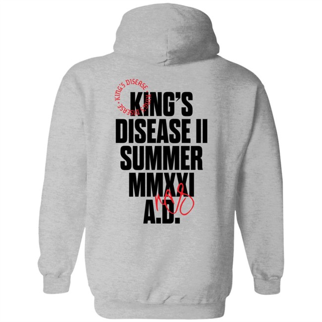Nas Store Merch Shop Nasirjones Kdii Hoodie II King's Disease II Summer MMXXI A.D. Hooded Sweatshirt