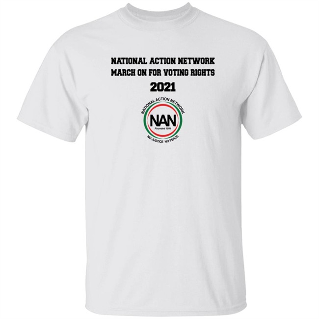 Duc - National Action Network March On For Voting Rights 2021 T Shirt Craig Browne