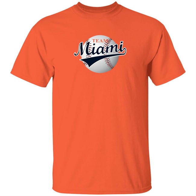 Danh - Nick Castellanos Shirts Team Miami Shirt Orange
