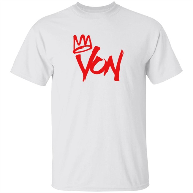 Official King Von Merch Von Tee Shirt White