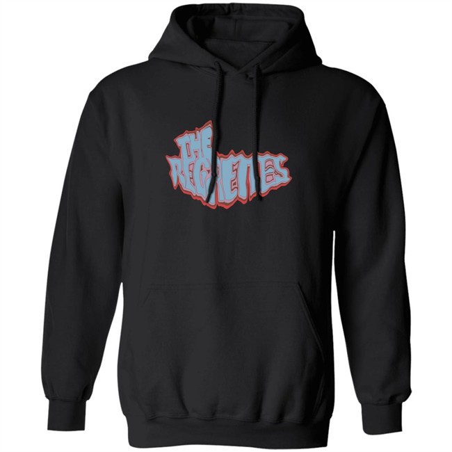 The Regrettes Merch Red And Blue Logo Hoodie