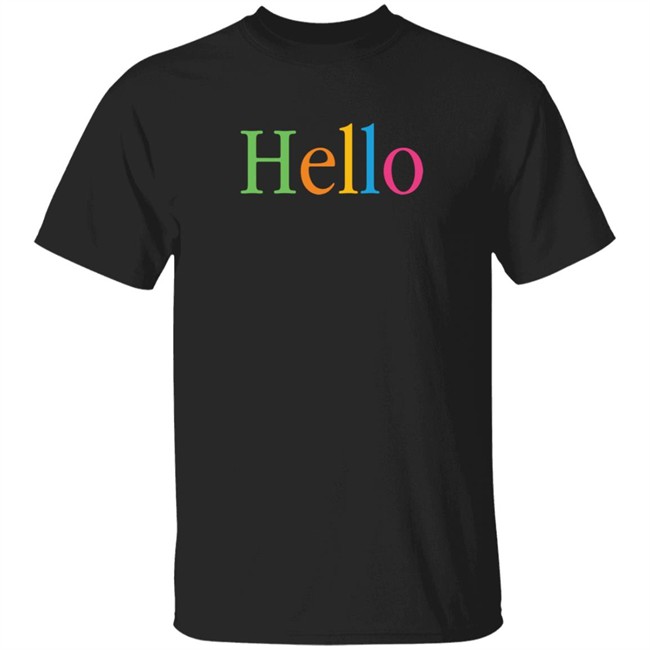 Macrumors Throwboy Apple Hello Logo Shirt