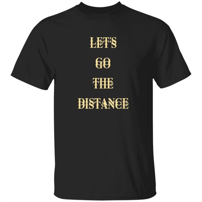 Lewis Hamilton's Black History Month Shirts Let's Go The Distance Shirt