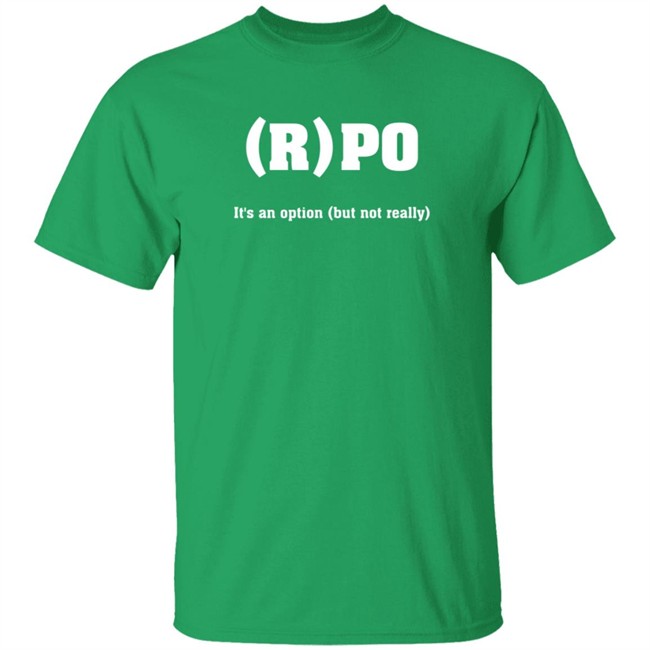 (R)PO It's An Option (But Not Really) Shirt By Nick Sirianni