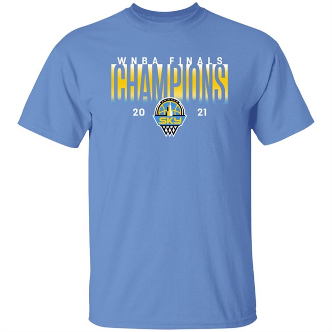 Chicago Sky Merch 2021 Champions Fanatics T Shirt