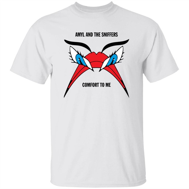 Amyl And The Sniffers Merch Comfort To Me Grumpy Face T Shirt