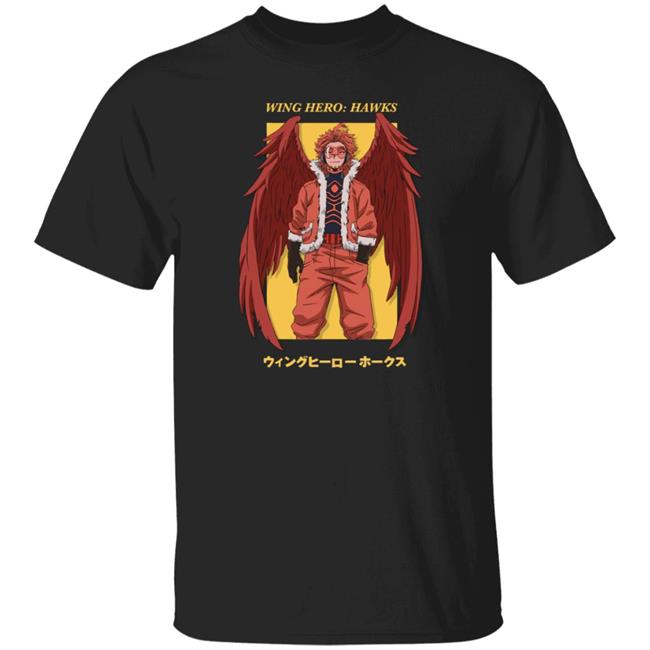 My Hero Academia Wing Hero Hawks T Shirt, Zachary Levi Shirts