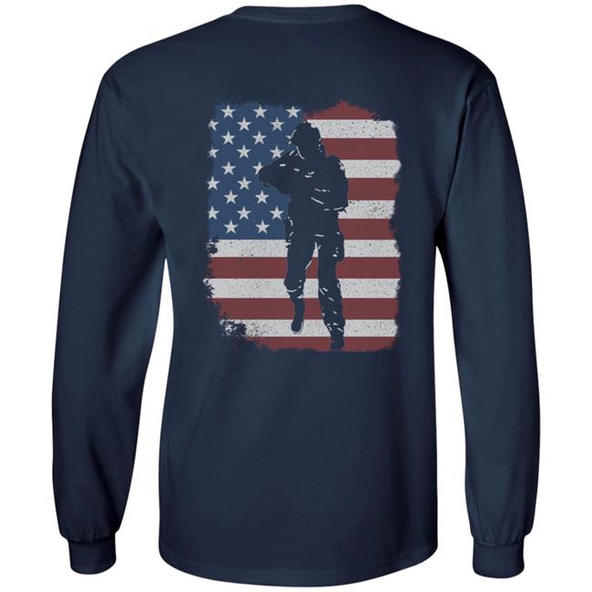 The Operator Navy Long Sleeve T Shirt The Operator Navy Long Sleeve T Shirt