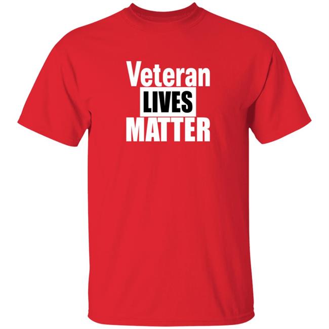Jerry Brantley Veteran Lives Matter Red Shirt