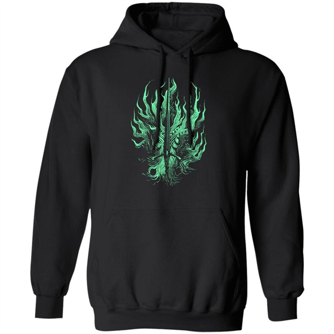 Morgul Blade Becky Cloonan Minas Morgul Green Hoodie