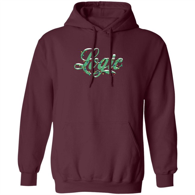 Logic Merch Holiday Logic Script Pullover Hoodie