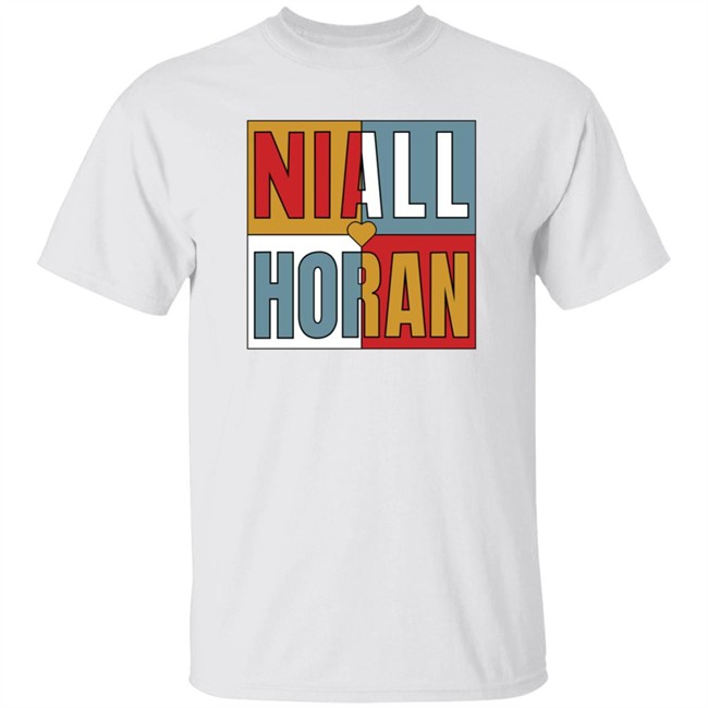 Niall Horan Merch Store Niall Colour Block Crew Neck Sweatshirt Niall Horan Merch Store Niall Colour Block Crew Neck Sweatshirt