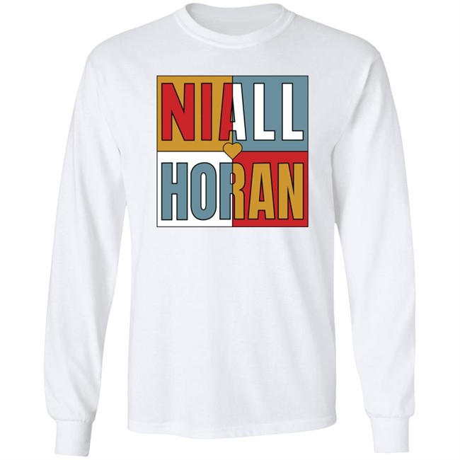Niall Horan Merch Store Niall Colour Block Crew Neck Sweatshirt Niall Horan Merch Store Niall Colour Block Crew Neck Sweatshirt