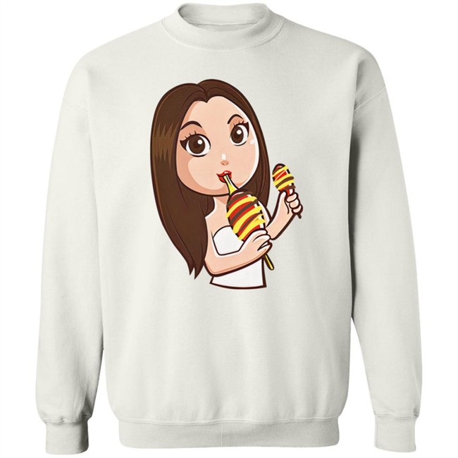 Steph Pappas Merch Steph Cartoon Gold Sweatshirt Steph Pappas Merch Steph Cartoon Gold Sweatshirt