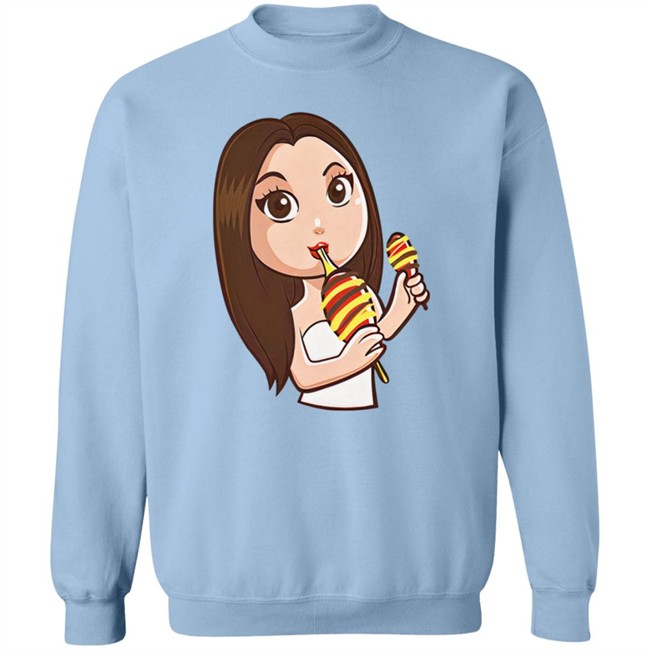 Steph Pappas Merch Steph Cartoon Gold Sweatshirt Steph Pappas Merch Steph Cartoon Gold Sweatshirt