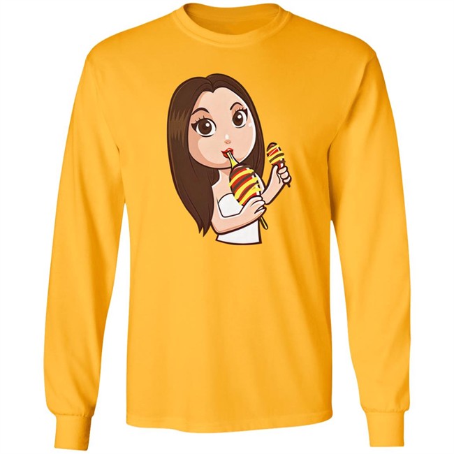 Steph Pappas Merch Steph Cartoon Gold Sweatshirt Steph Pappas Merch Steph Cartoon Gold Sweatshirt