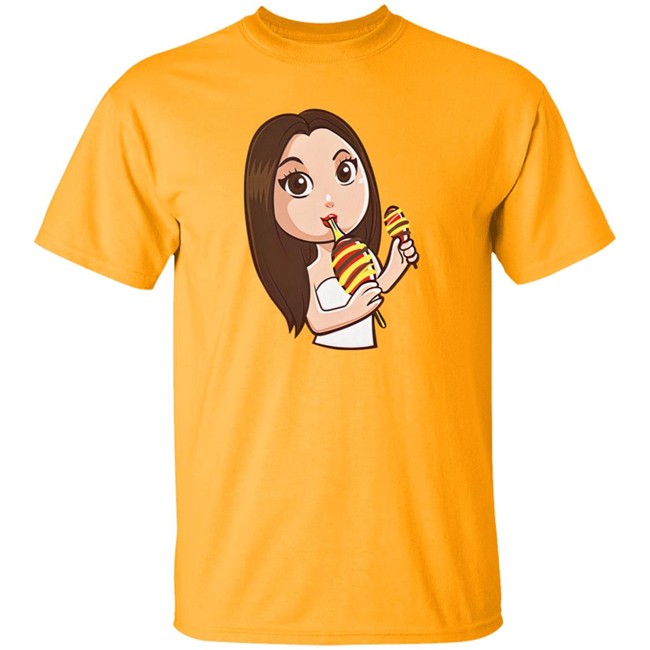 Steph Pappas Merch Steph Cartoon Gold Sweatshirt Steph Pappas Merch Steph Cartoon Gold Sweatshirt