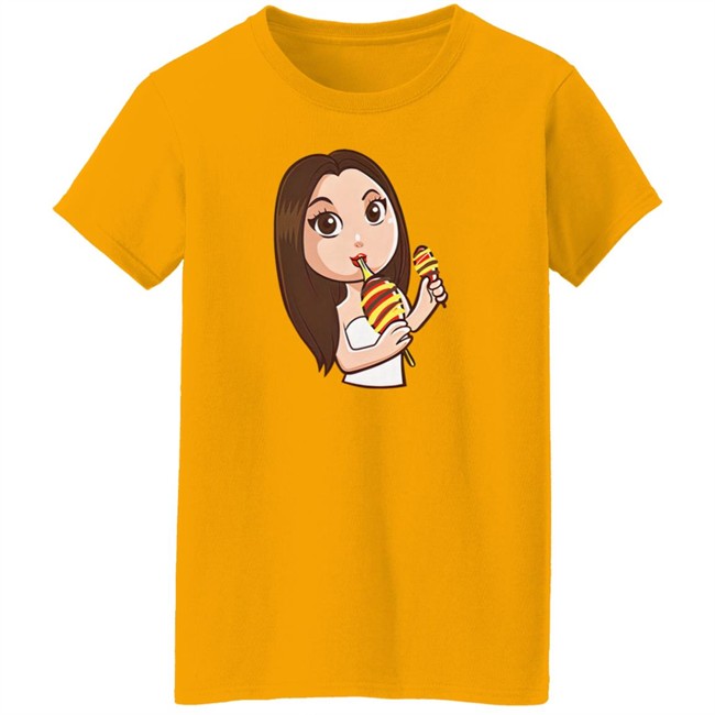 Steph Pappas Merch Steph Cartoon Gold Sweatshirt Steph Pappas Merch Steph Cartoon Gold Sweatshirt