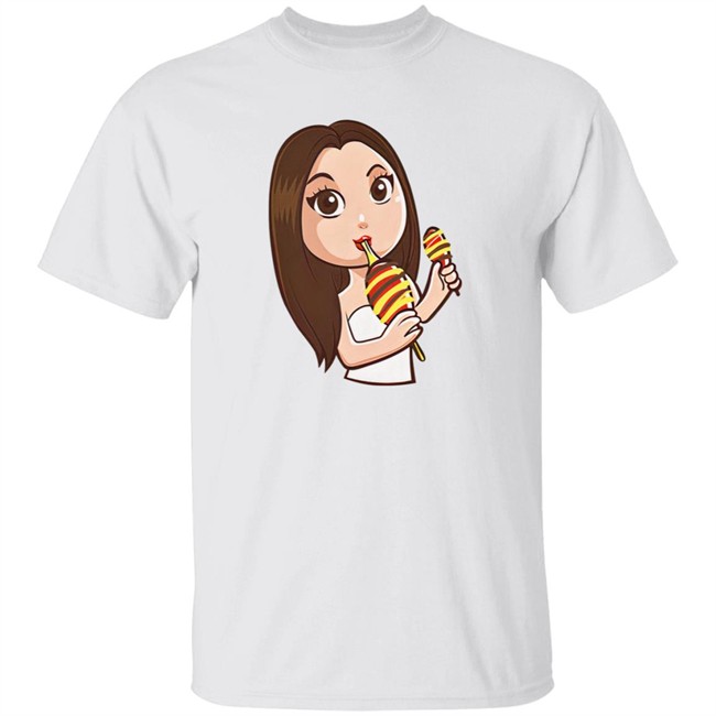 Steph Pappas Merch Steph Cartoon Gold Sweatshirt Steph Pappas Merch Steph Cartoon Gold Sweatshirt