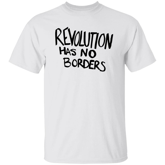 Emily Ratajkowski's Revolution Tee Revolution Has No Borders T Shirt