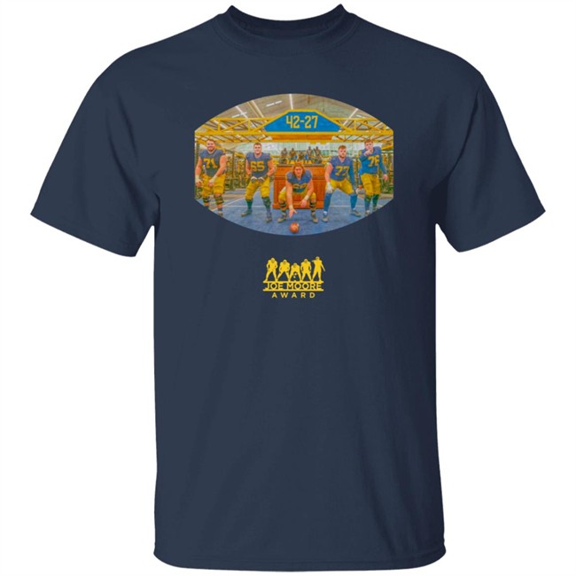 2021 Joe Moore Award Winner Tee Shirt Michigan Football Limited Edition