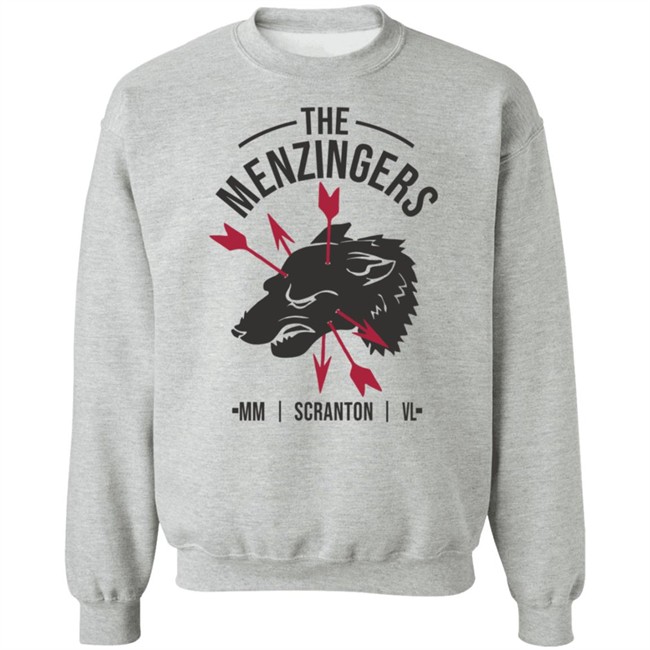 The Menzingers Merch Dog Arrows Charcoal Shirt The Menzingers Merch Dog Arrows Charcoal Shirt